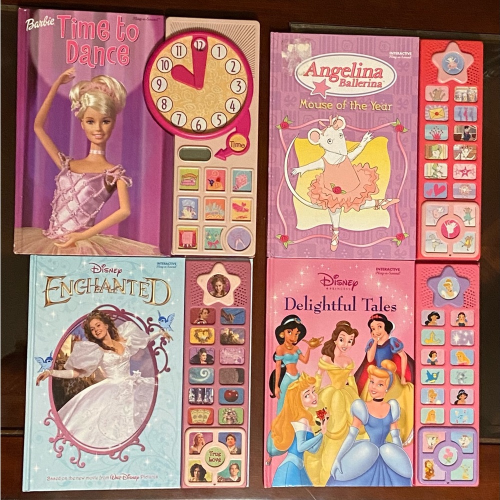 Bundle of 4 interactive children’s books.